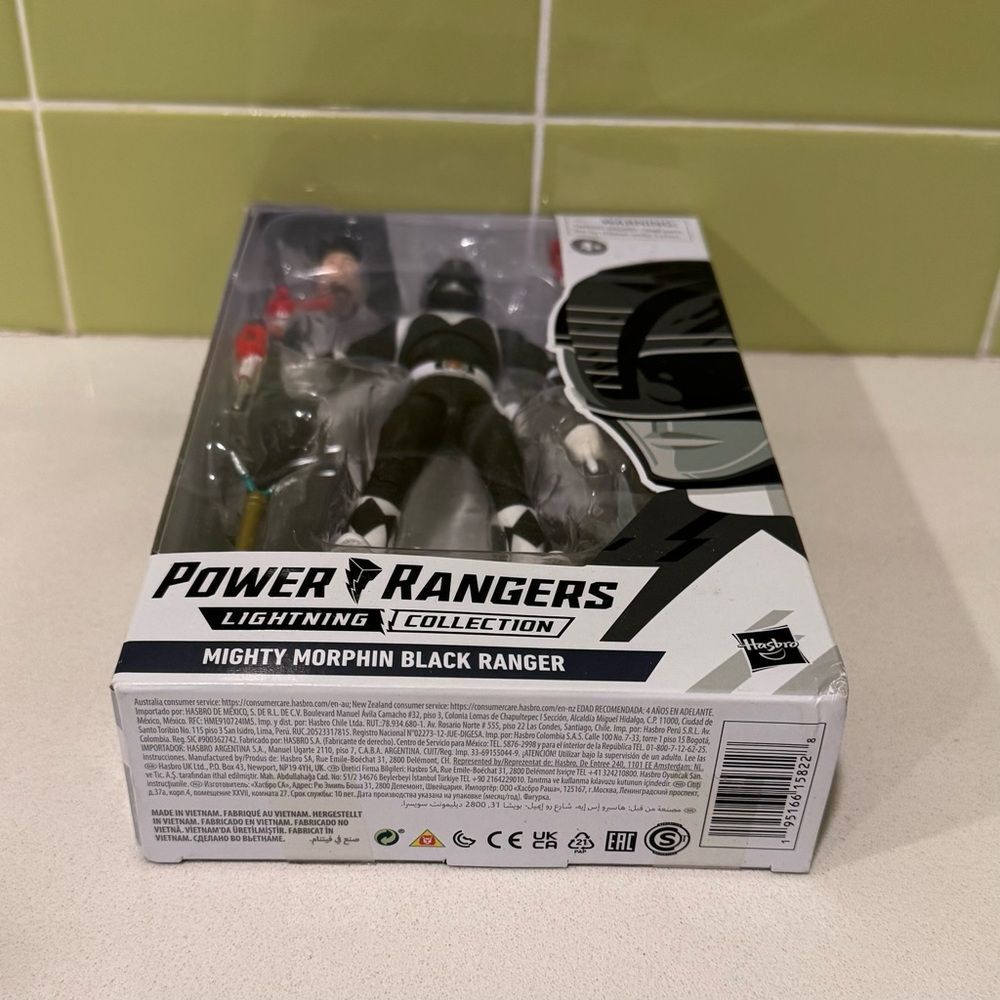 Hasbro Power Rangers Lightning Collection Mighty Morphin Black Ranger - Picture 3 of 6